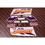 Vito's vinyl decal graphics kit 14MIL sticker Yamaha Banshee WHITE LAVENDER 19932