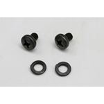 2 x heat shield mounting bolts + washers for OEM exhaust Yamaha Banshee Blaster2