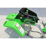 Yamaha Banshee fenders + gas tank plastic + grill + graphics GREEN BLACK