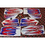 Vito's custom vinyl graphics 14MIL sticker Yamaha Banshee RED WHITE BLUE 20102