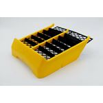 NEW Vito's Performance Yamaha Banshee plastic radiator cover grill YELLOW