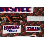 Vito's vinyl decal graphics kit 14MIL sticker Yamaha Banshee WHITE BLUE 19882