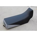 NEW Yamaha Banshee complete seat BLACK SILVER 2 tone cover latch foam 1987-2006