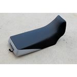 NEW Yamaha Banshee complete seat BLACK SILVER 2 tone cover latch foam 1987-2006