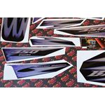 Vito's vinyl decal graphics kit 14MIL sticker Yamaha Banshee BLACK PURPLE 20052