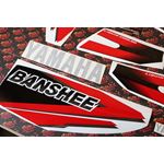 Vito's vinyl decal graphics kit 14MIL sticker Yamaha Banshee RED BLACK 20002