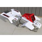 Vito's vinyl decal graphics kit 14MIL sticker Yamaha Banshee WHITE RED 19874