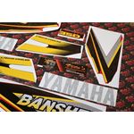 Vito's vinyl decal graphics kit 14MIL sticker Yamaha Banshee RED BLACK 19992