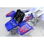 Vito's custom vinyl graphics 14MIL sticker Yamaha Banshee RED WHITE BLUE 20104