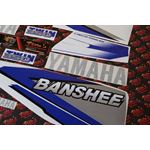 Vito's vinyl decal graphics kit 14MIL sticker Yamaha Banshee BLUE WHITE 19982