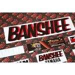Vito's vinyl decal graphics kit 14MIL sticker Yamaha Banshee WHITE RED 19872