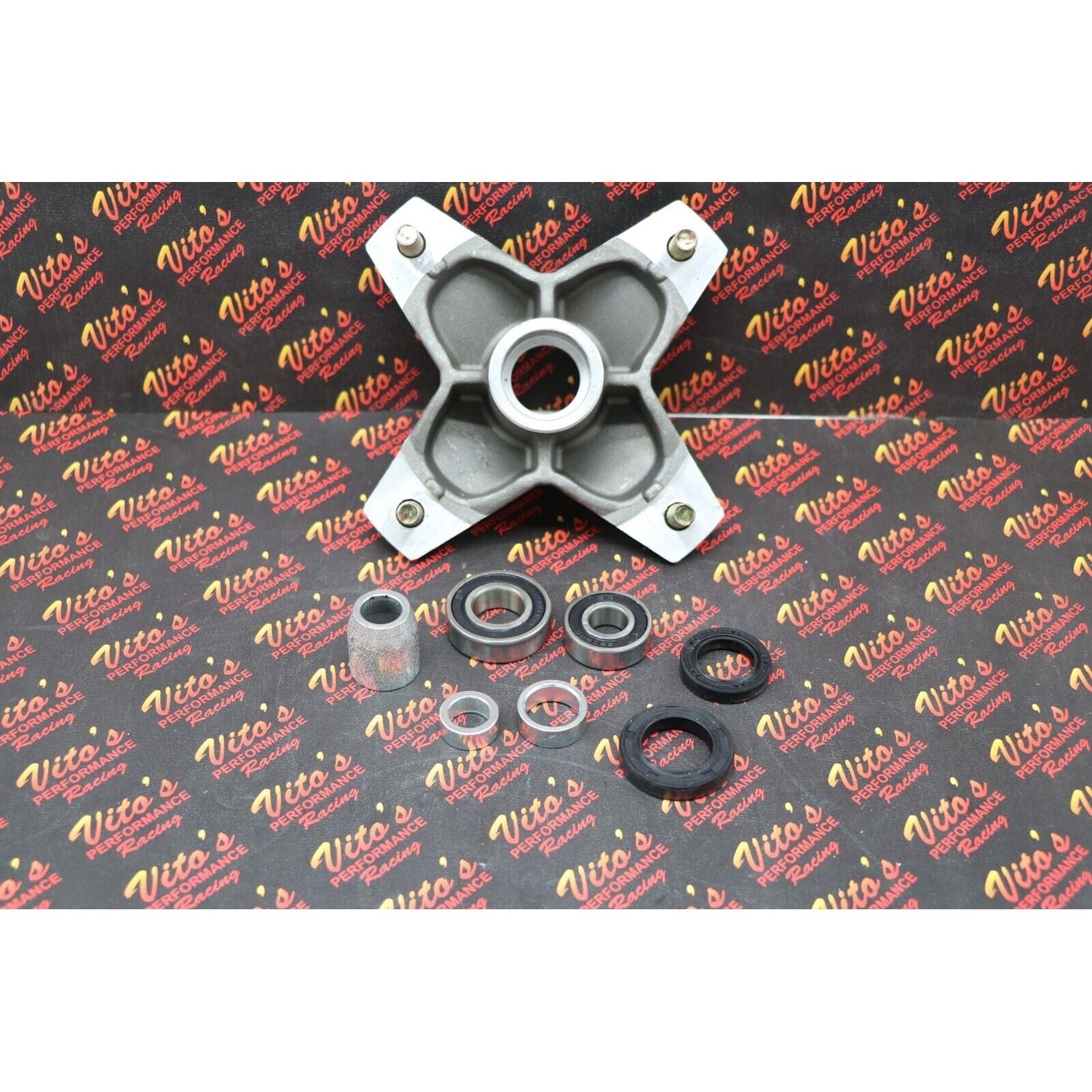 2 x NEW front hubs + studs seals bearings Yamaha R