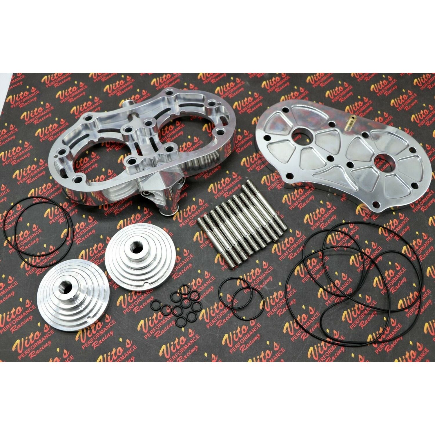 Polished COOL HEAD aftermarket billet aluminum 198