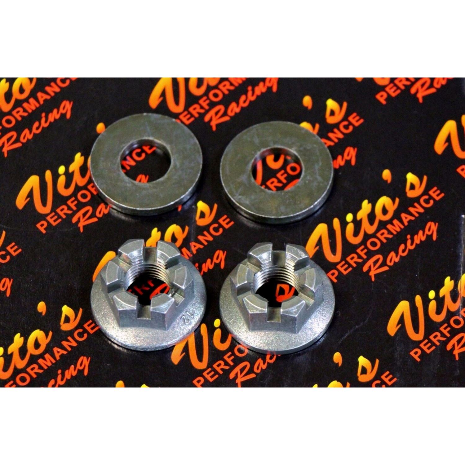 2 x Vito's Performance axle castle hub nut was