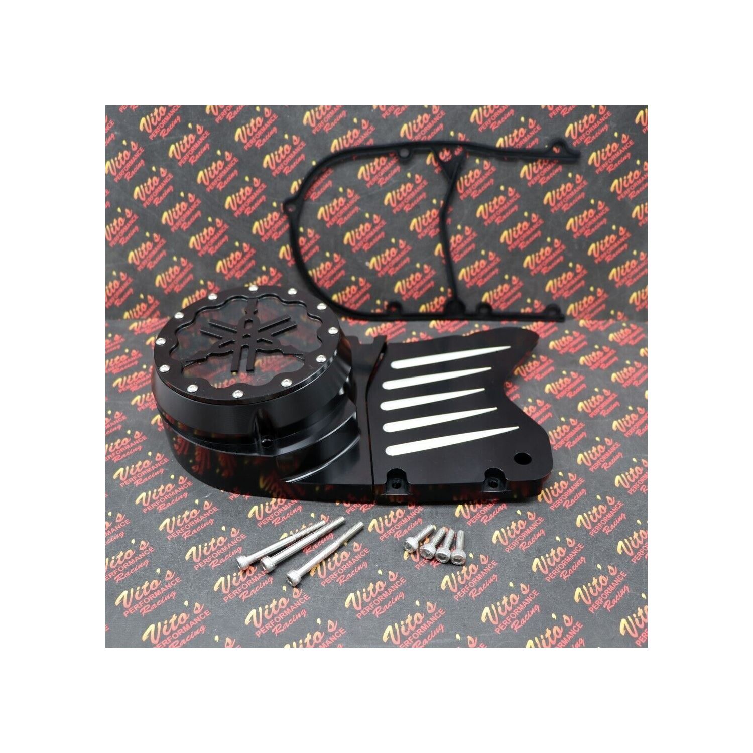 Billet aluminum stator sprocket cover Yamaha Bansh