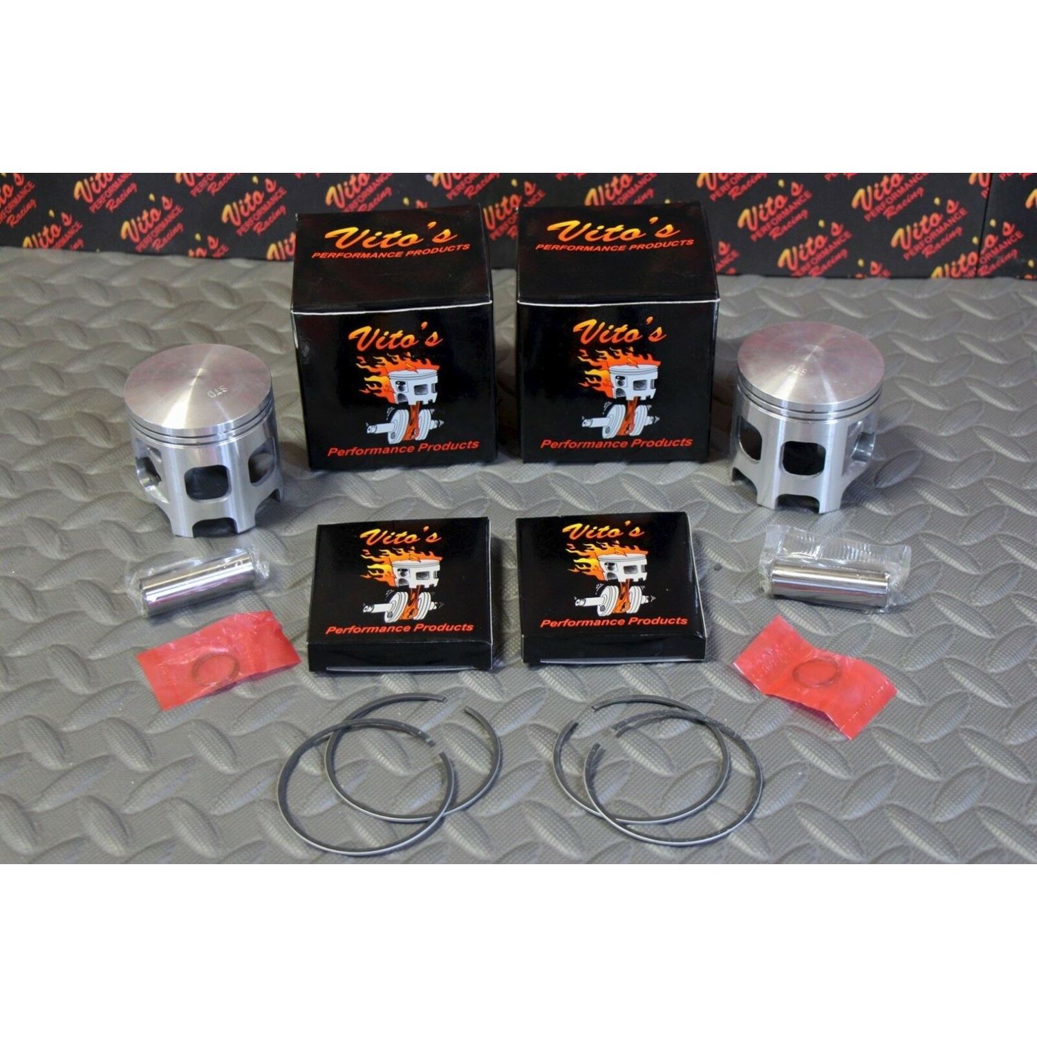 2 x Vito's Performance Banshee pistons + rings