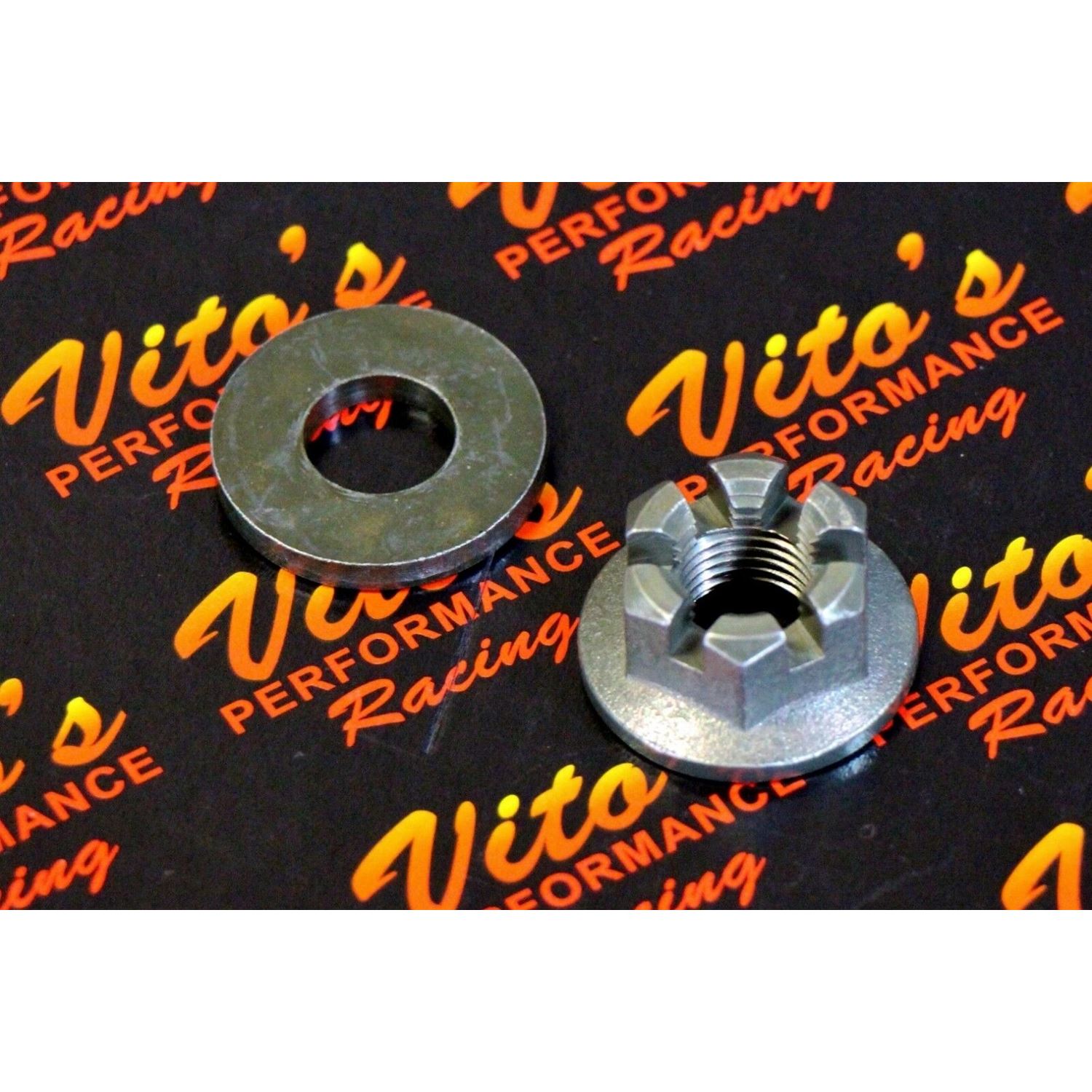1 x Vito's Performance axle castle hub nut was