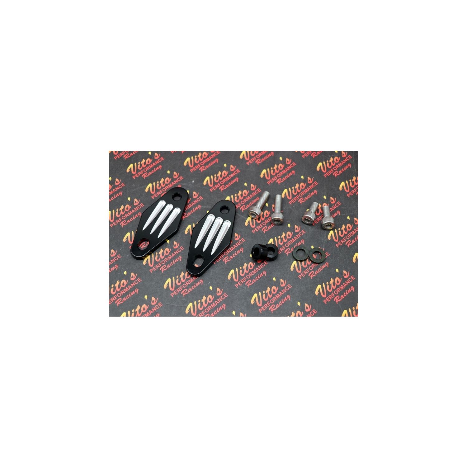 2 x new front exhaust pipe mounts hangers aluminum