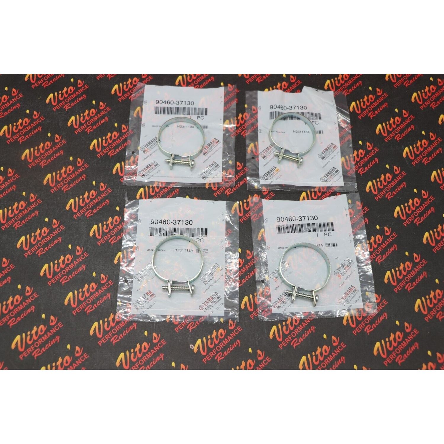 4 x exhaust clamps pipe gasket joint METAL CLAMPS