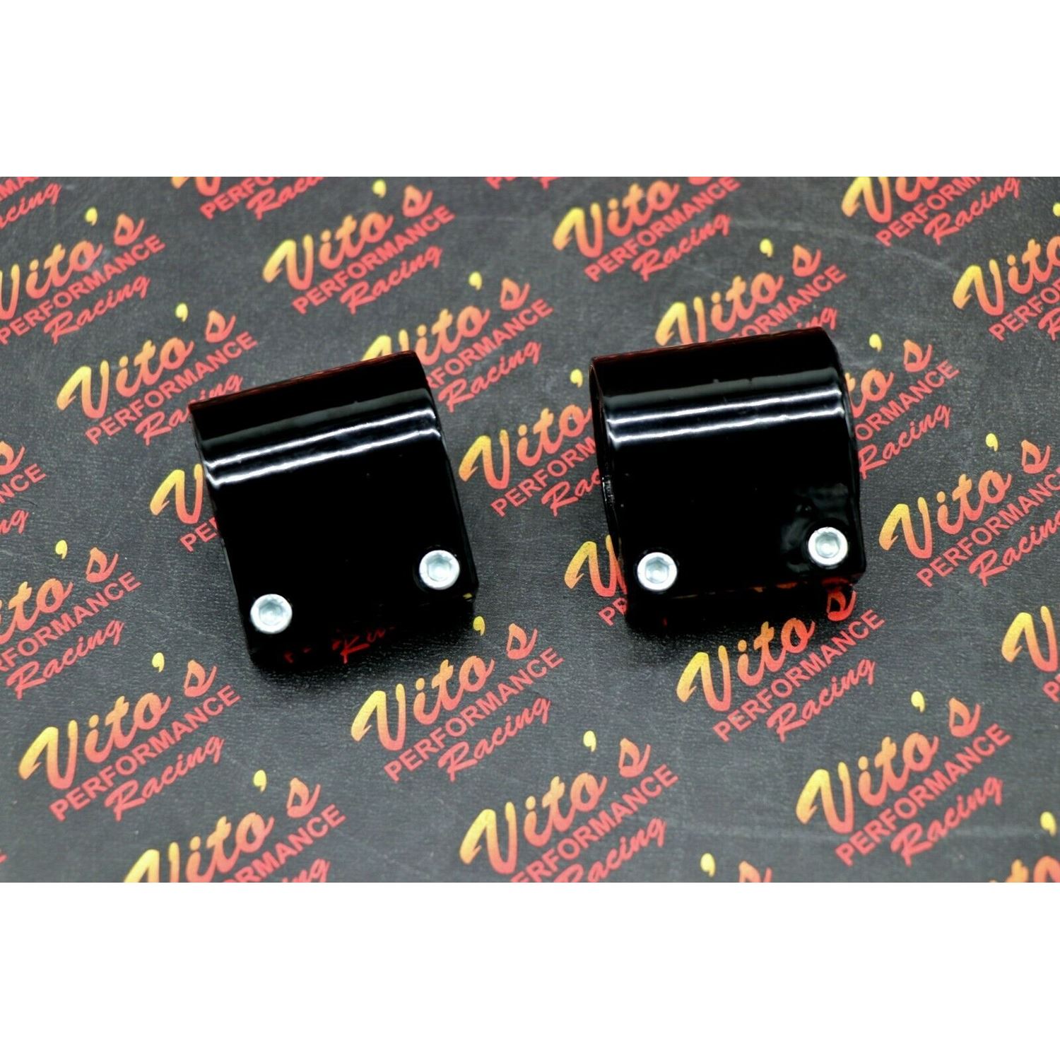2 x BILLET ALUMINUM 1" pipe clamps connectors
