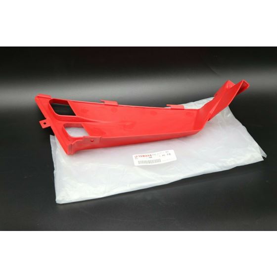 NEW OEM FACTORY gas tank side cover plastic wrap 1987-2006 RED LEFT discontinued