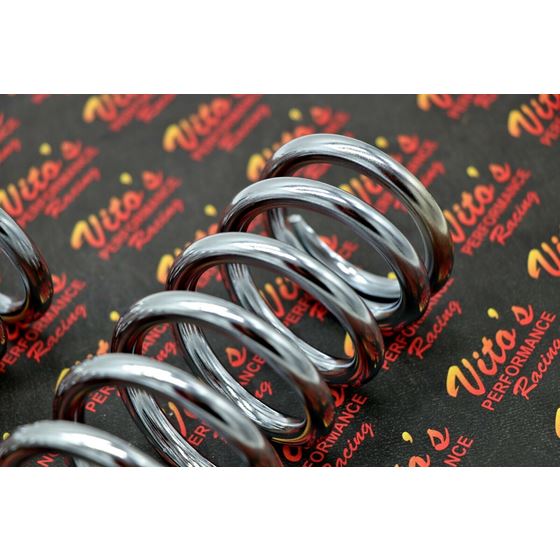 2 x front shock springs Yamaha Banshee 1987-2006 CHROME PLATED (one pair)