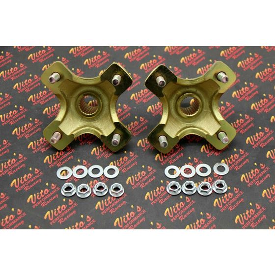 NEW 2 x REAR HUBS Honda 400EX 300EX TRX450R 4x110mm 1987-2020 lugnuts
