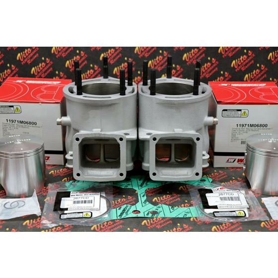 392cc ASSASSIN Cylinders BIG BORE Banshee TOP END KIT - Bolt on 68 horsepower!
