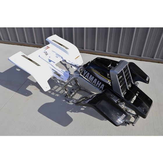 Vito's vinyl decal graphics kit 14MIL sticker Yamaha Banshee SILVER BLACK 20014