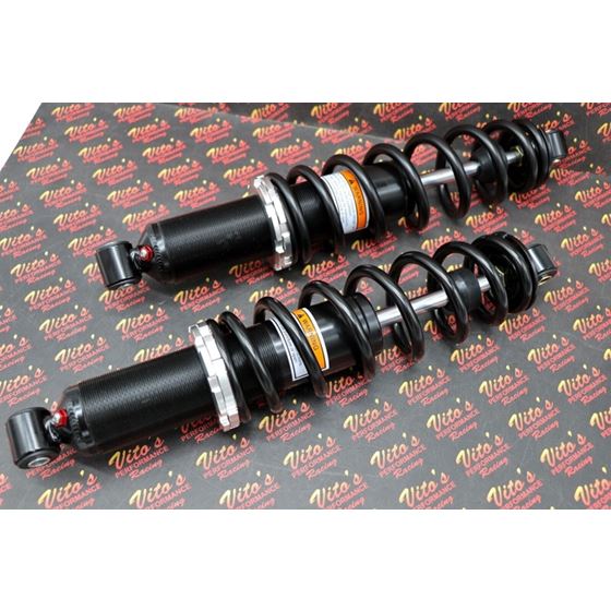 2 x NEW FRONT SHOCKS Polaris SPORTSMAN 550 850 springs 15.5" BLACK