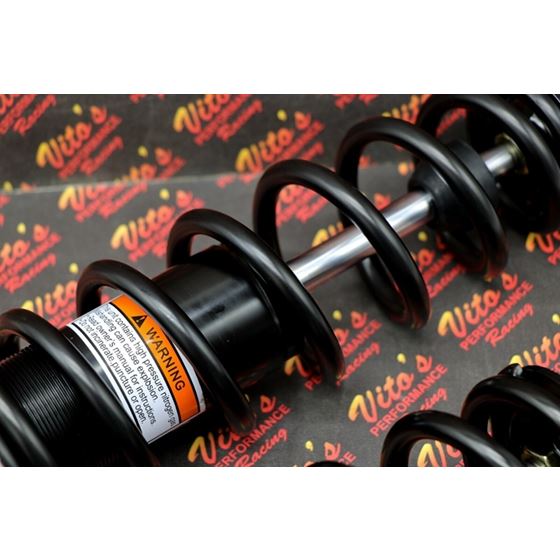 2 x NEW FRONT SHOCKS Polaris SPORTSMAN 550 850 springs 15.5" BLACK
