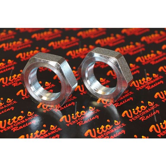 2 x Vito's Performance rear AXLE NUTS for Yamaha Banshee 350 Blaster 200