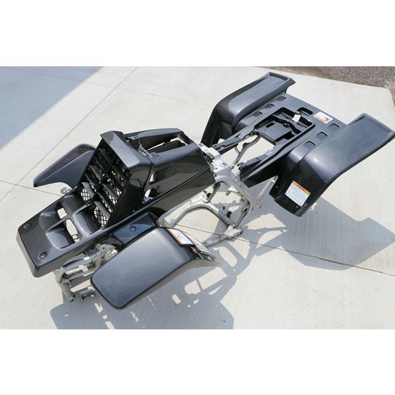 Yamaha Banshee fenders + gas tank plastic + grill plastic CARBON FIBER GLOSS