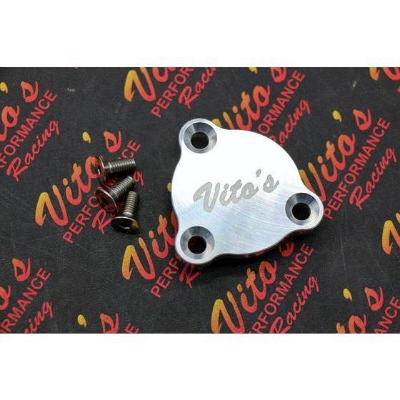 Neutral safety switch block off cover plate BILLET ALUMINUM Yamaha Banshee