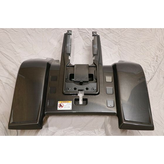 NEW fenders Yamaha Banshee plastic body 1987-2006 GLOSS CARBON FIBER rear