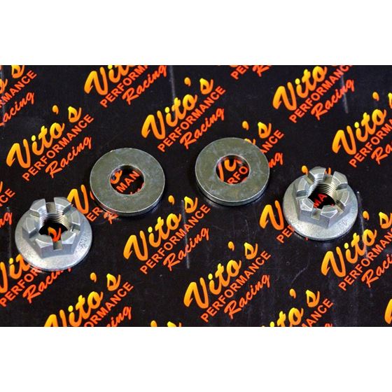 2 x Vito's Performance axle castle hub nut washer Yamaha Banshee Blaster Raptor