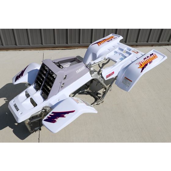 Vito's vinyl decal graphics kit 14MIL sticker Yamaha Banshee WHITE LAVENDER 19934