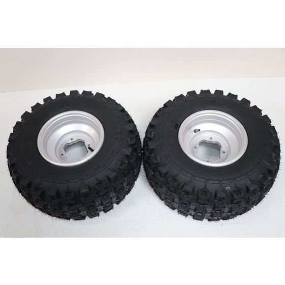 NEW 20 x11x9 rear tires + wheels rims Yamaha Ba-2